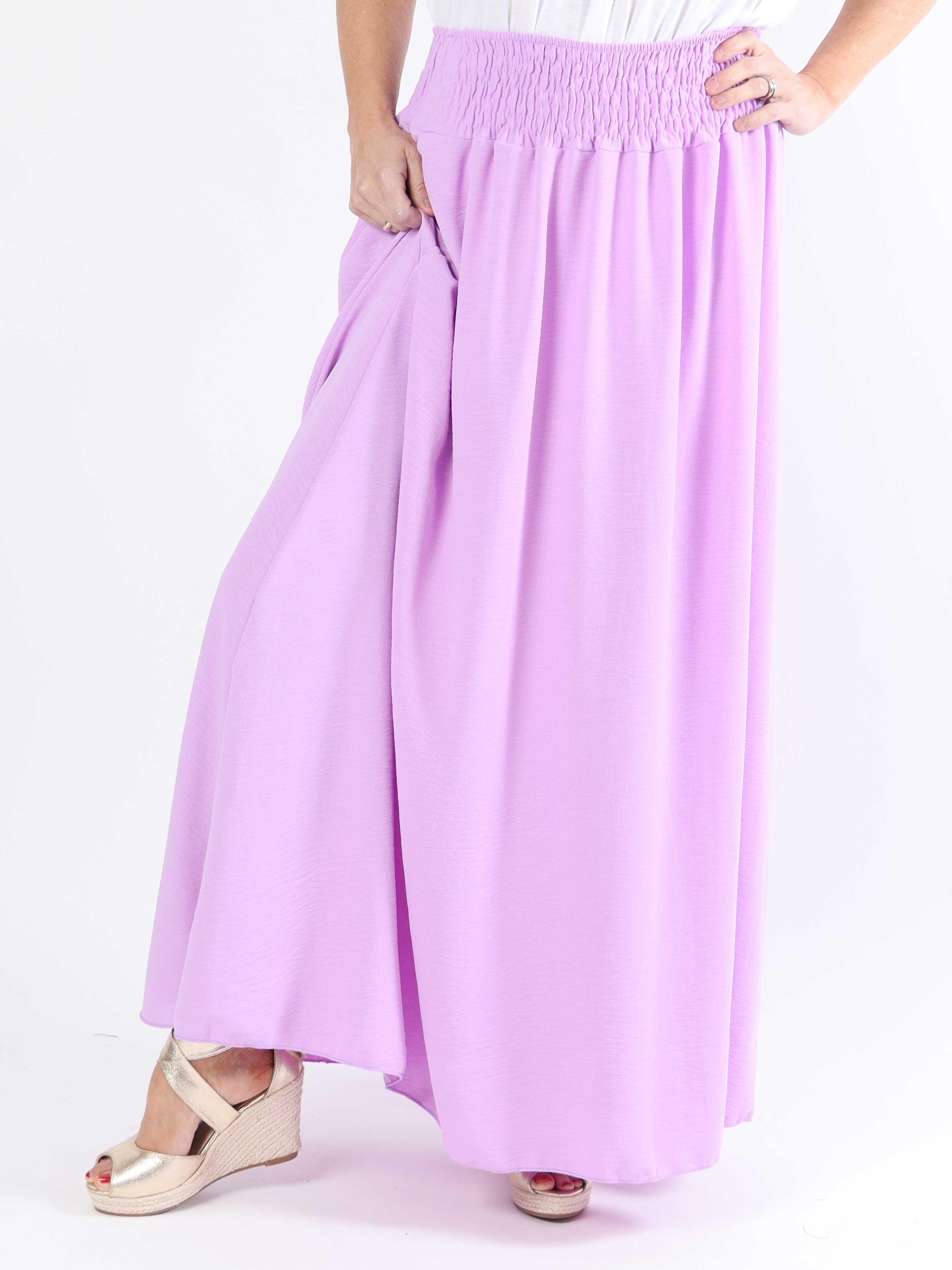 Amalia - Sød lang plus size nederdel